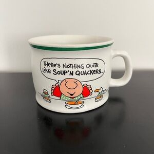 Vintage Ziggy Stoneware Soup Mug